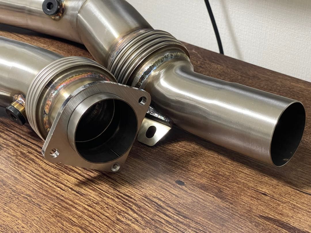 【キャンセラ付】ダウンパイプ F80 F82 F87 M3 M4 M2 S55