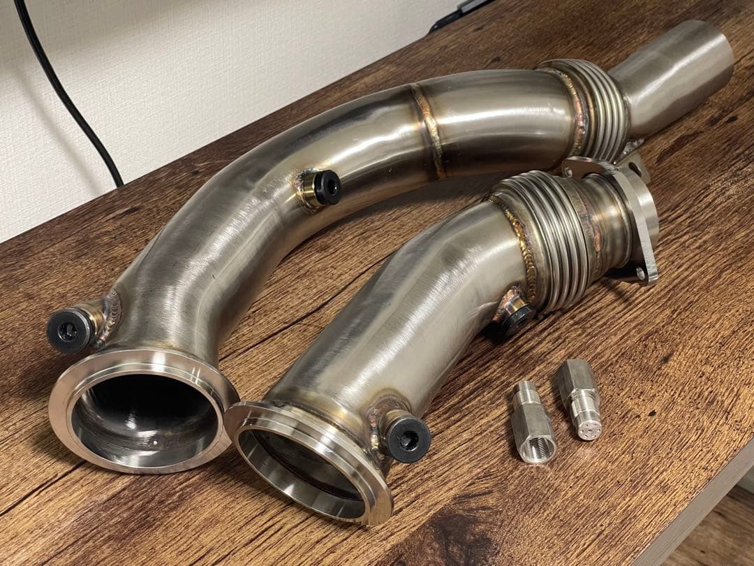 【キャンセラ付】ダウンパイプ F80 F82 F87 M3 M4 M2 S55