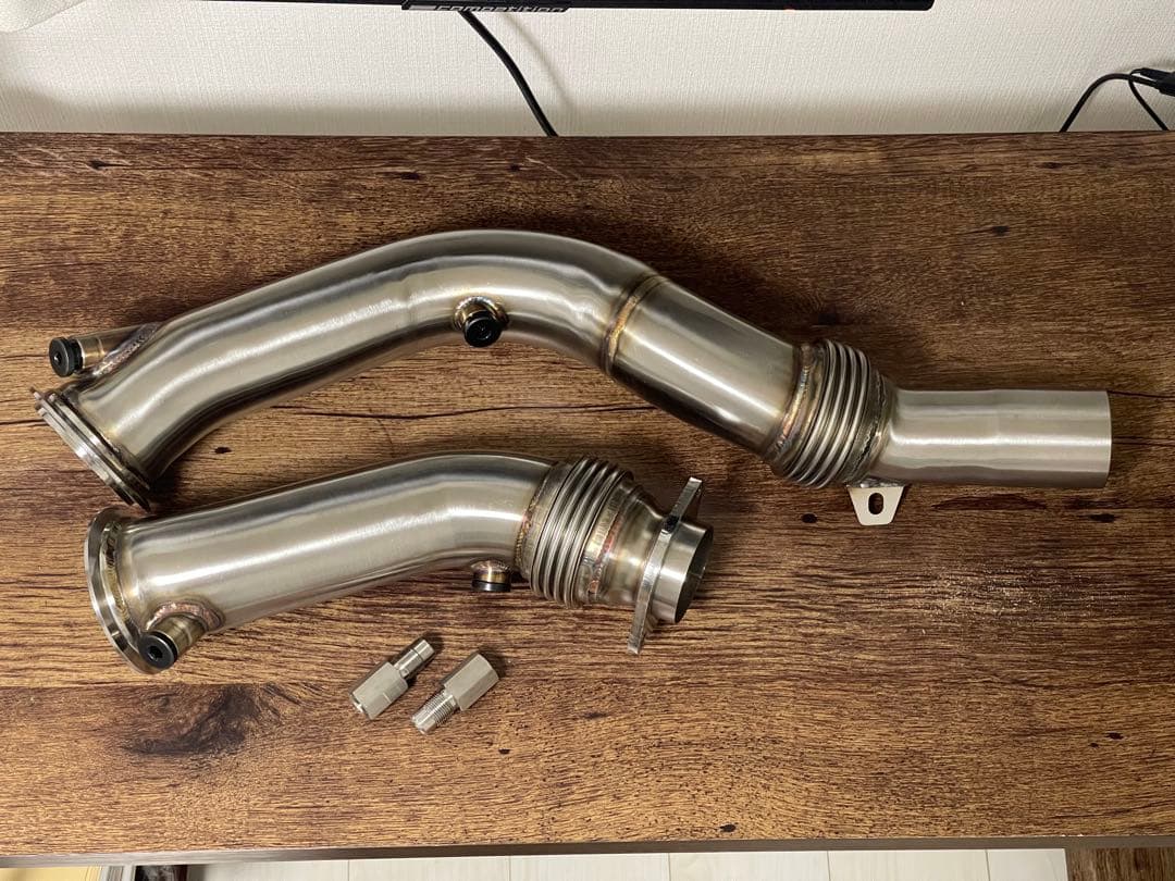 【キャンセラ付】ダウンパイプ F80 F82 F87 M3 M4 M2 S55