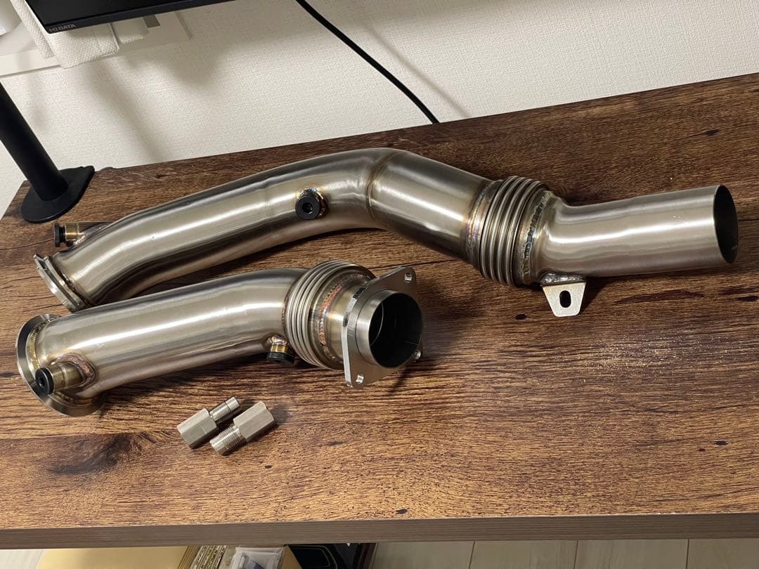【キャンセラ付】ダウンパイプ F80 F82 F87 M3 M4 M2 S55