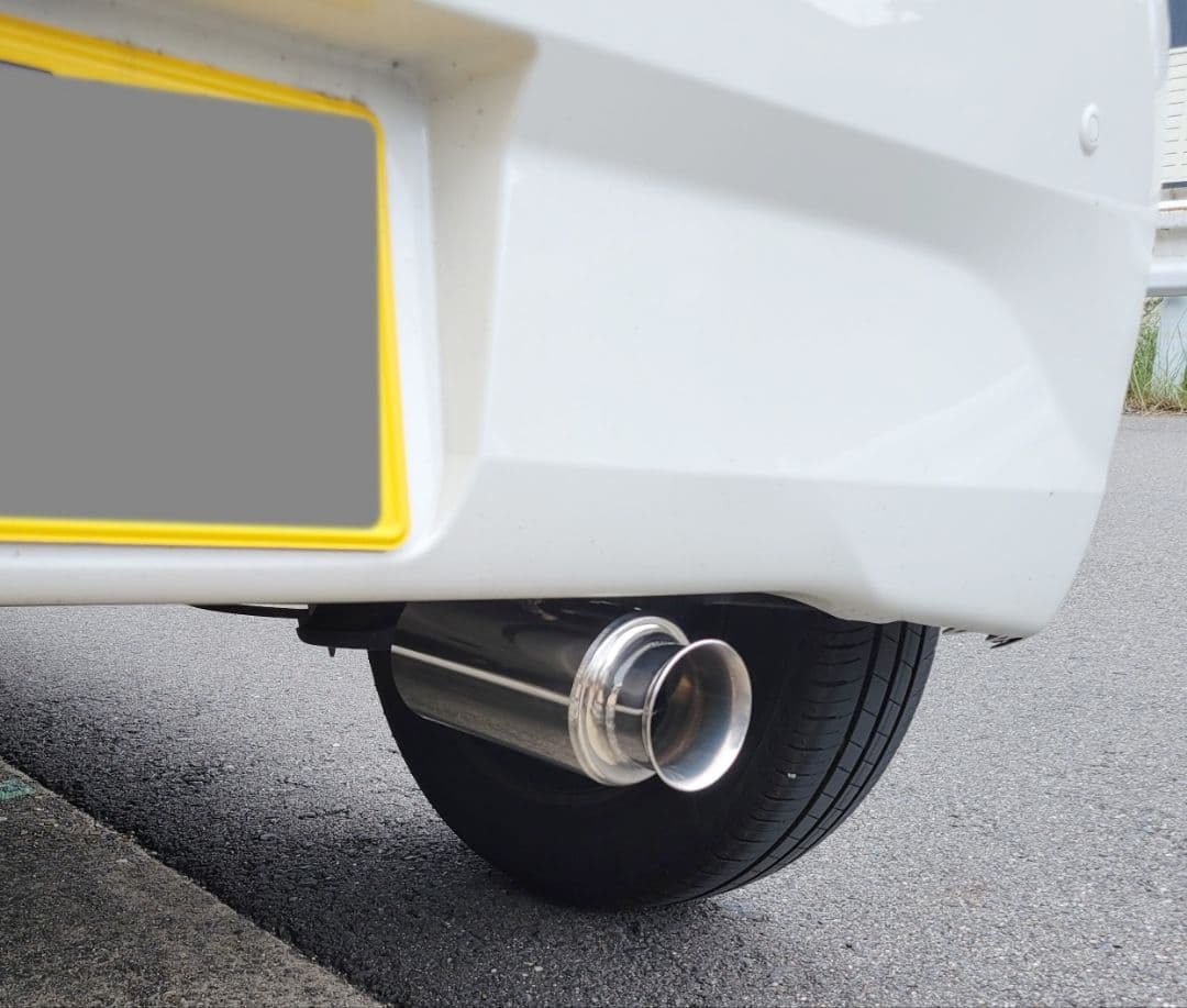 ミライースLA350S LA300S　タフトLA900S砲弾型マフラーカッター