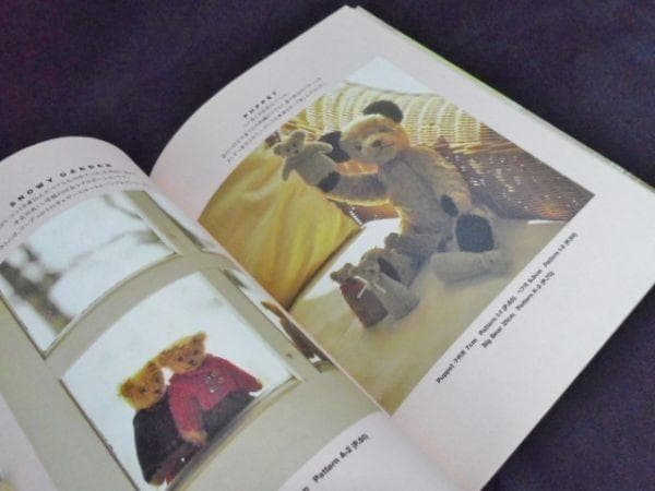 小柳英美 ミニチュアサイズのテディベア/ドールハウス ぬいぐるみ ハンドメイド