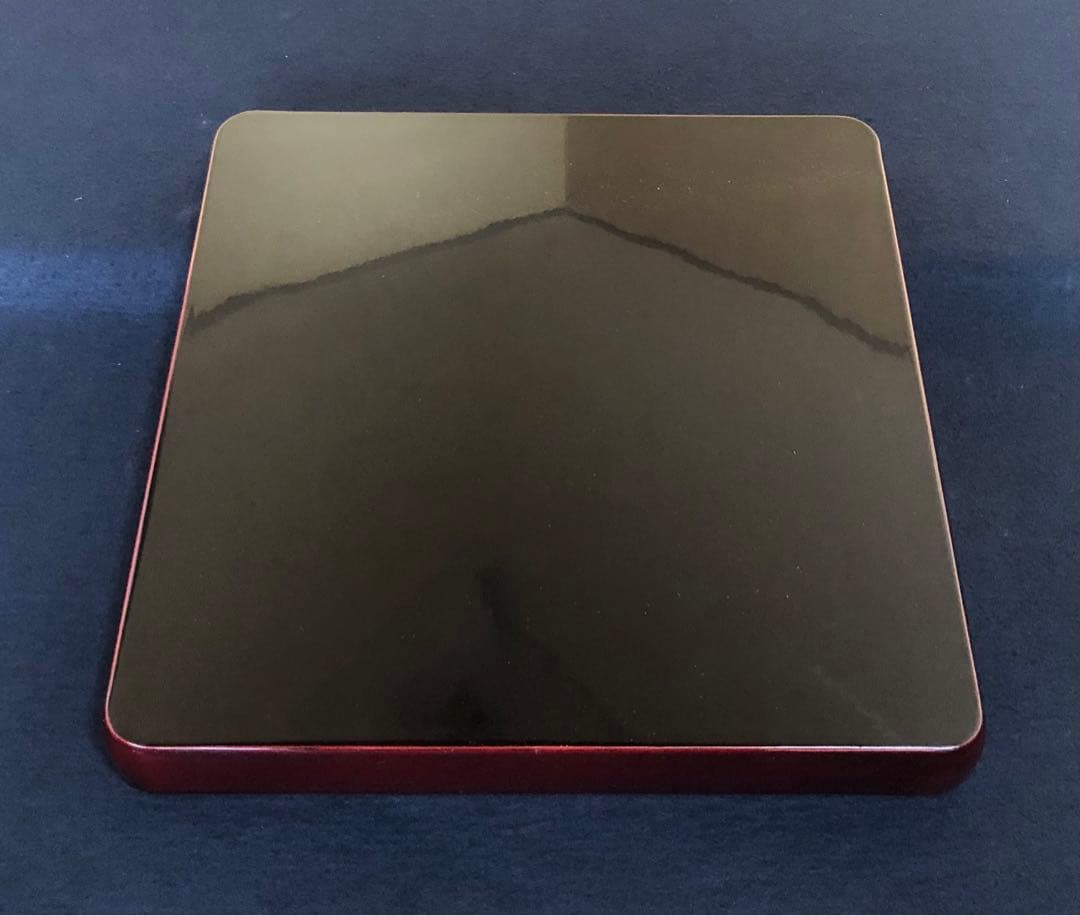 《R》春慶塗 会席膳5客 四方膳 銘々膳 木製漆器 木箱　260203く4