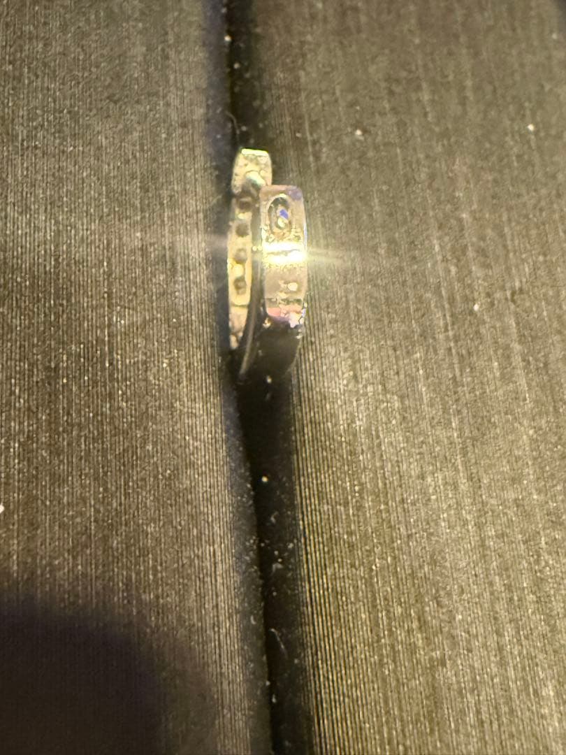 K18ホワイトゴールド ダイヤモンドフープピアス