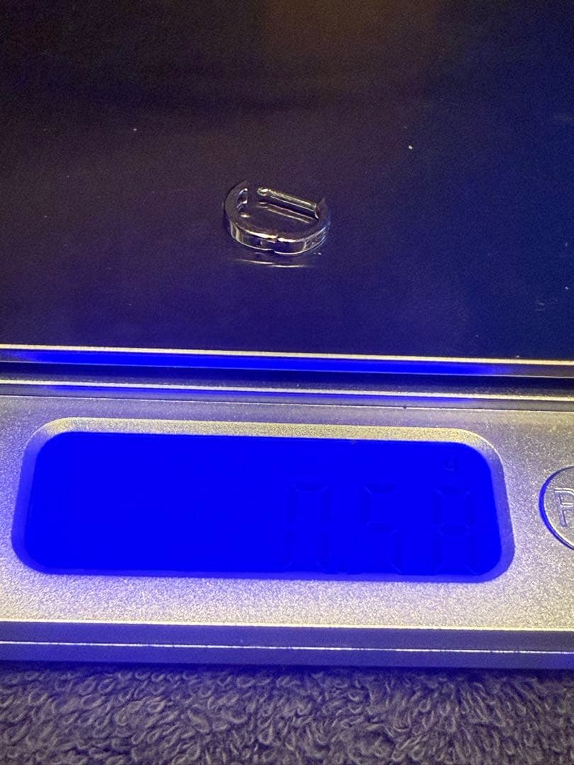 K18ホワイトゴールド ダイヤモンドフープピアス