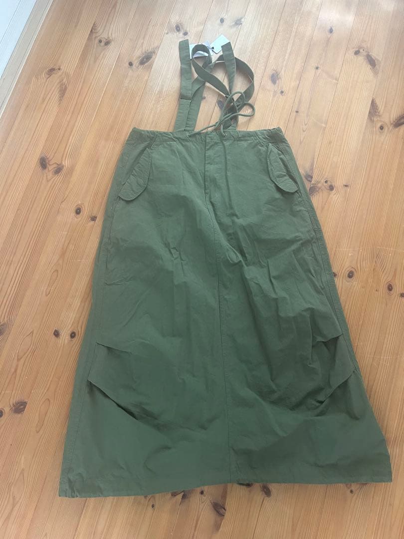 ソラモナポッシェ　馬布2wayミリタリースカート　カーキ