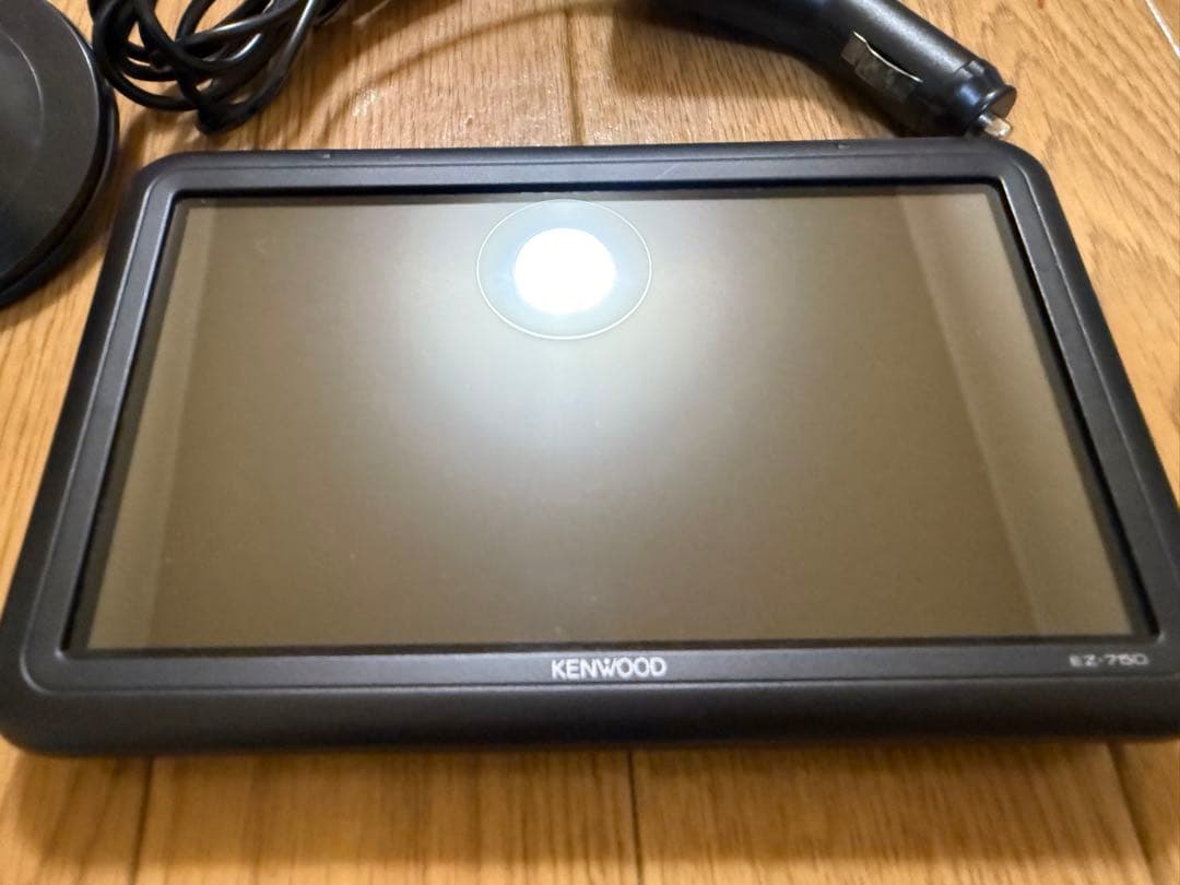 KENWOOD ポータブルナビ EZ-750 中古品