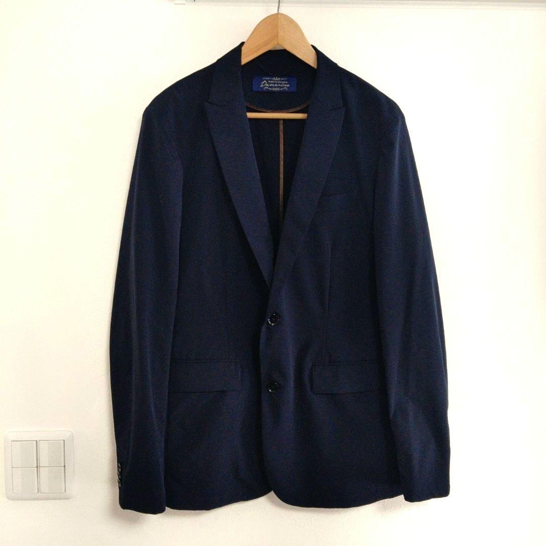 美品 ✨️ ナノユニバース ダメリーノ ストレッチセットアップ 紺 XL