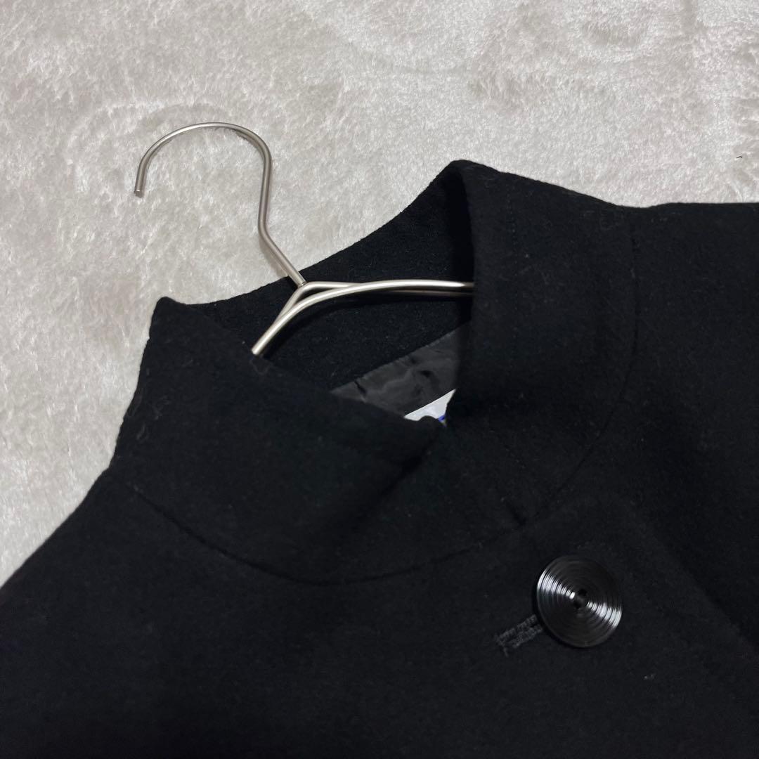 イヴ サン ローラン　ウール　マオカラー　チャイナ　ジャケット　ブラック　M