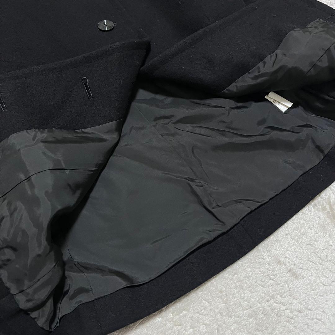 イヴ サン ローラン　ウール　マオカラー　チャイナ　ジャケット　ブラック　M