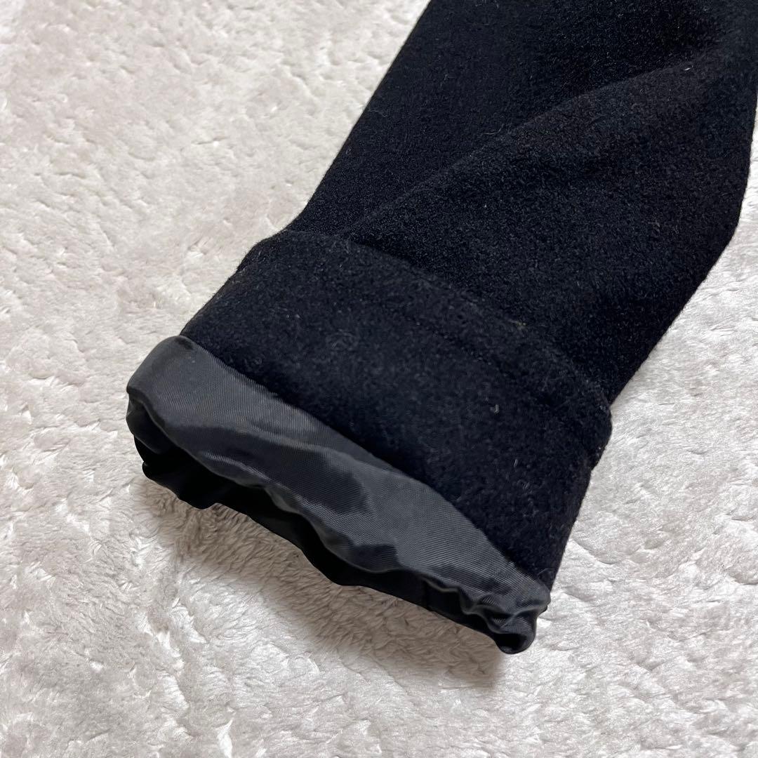 イヴ サン ローラン　ウール　マオカラー　チャイナ　ジャケット　ブラック　M