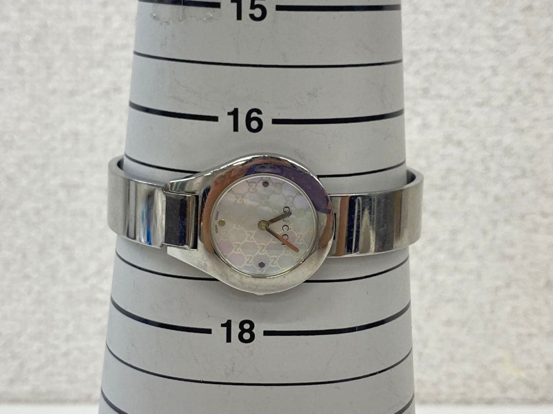 【不動】GUCCI グッチ レディース6700L シルバー 腕時計 箱付き