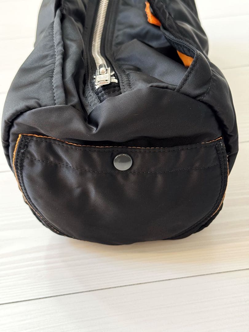 【極美品】PORTERタンカーボストンバッグSドラムバッグ/黒/吉田カバン