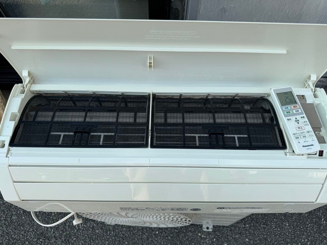 室外機も送料込 パナソニック 6畳用 エアコン クーラー 2.2kw エオリア