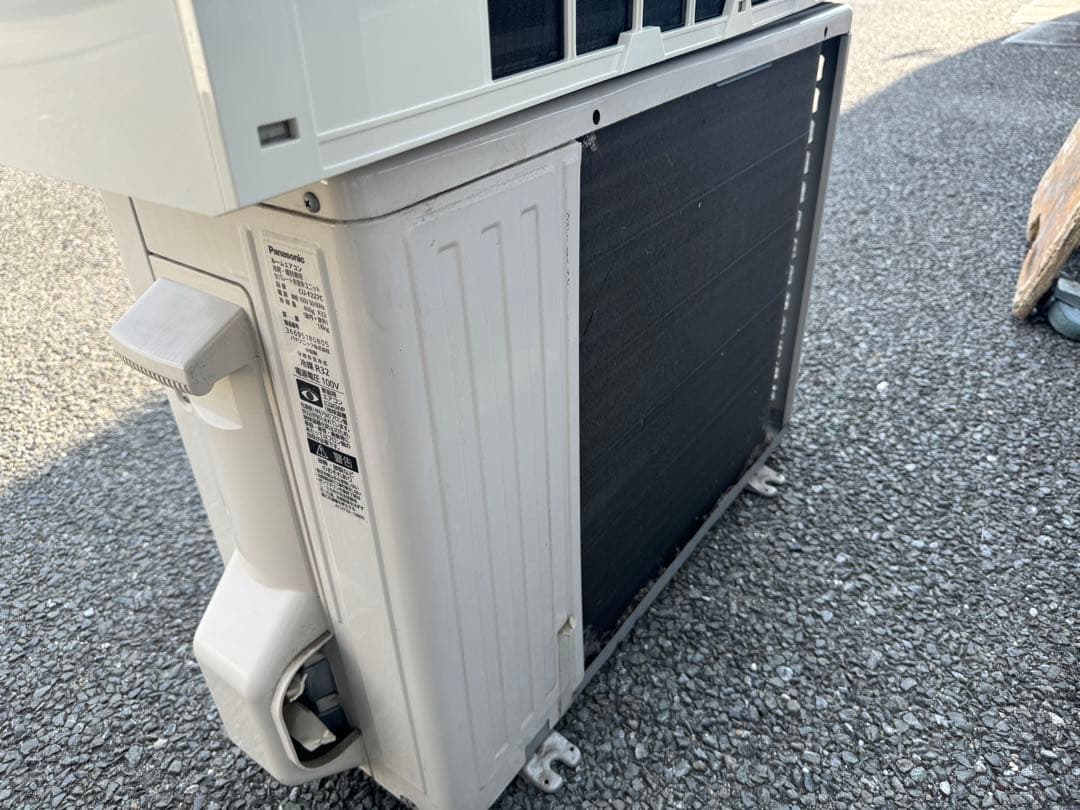 室外機も送料込 パナソニック 6畳用 エアコン クーラー 2.2kw エオリア