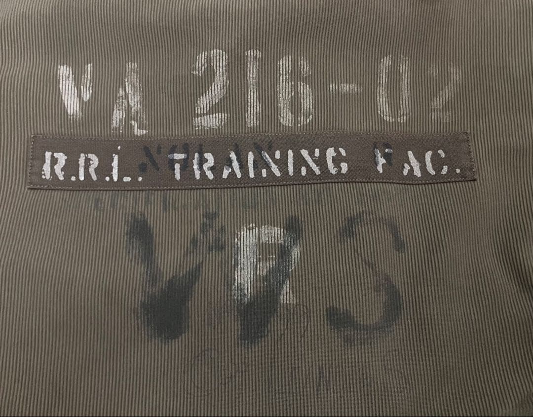 RRL N-1 タイプ ステンシル デッキジャケット ミリタリージャケットXL