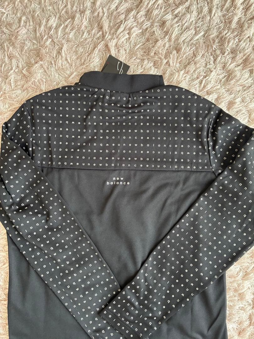 New Balance ゴルフ　ソリッド×ドットロゴ　モックネック直営店限定L