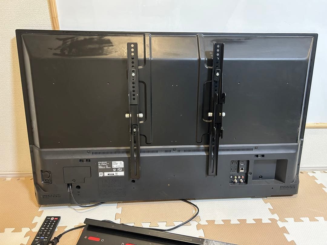 中古美品！壁掛けスタンド付きFUNAI 50インチFL-50U3020 動画