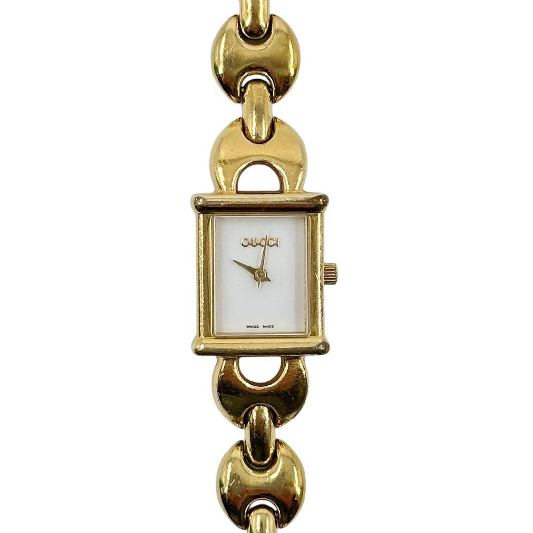 グッチ 腕時計 チェンジベルト 1800L クォーツ ゴールド　レディース