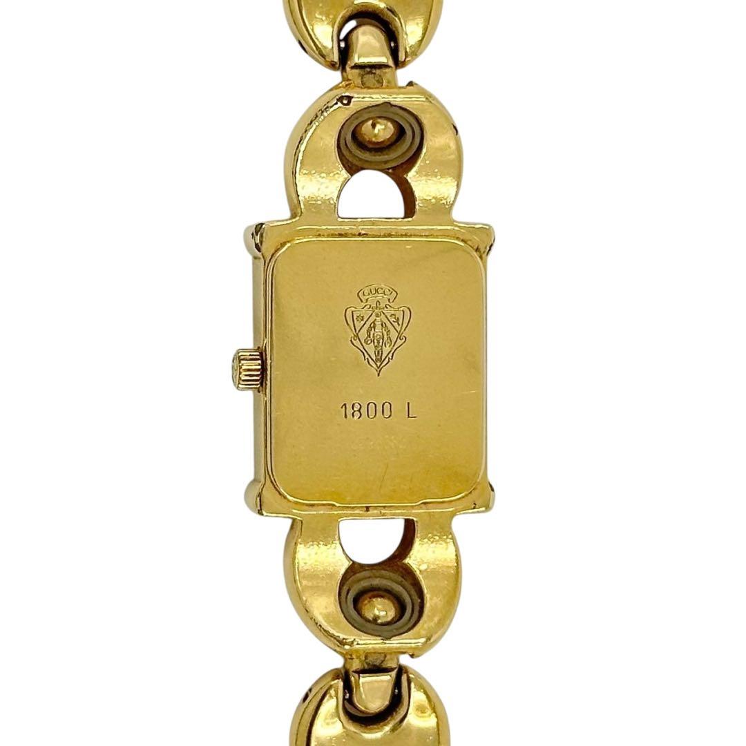 グッチ 腕時計 チェンジベルト 1800L クォーツ ゴールド　レディース