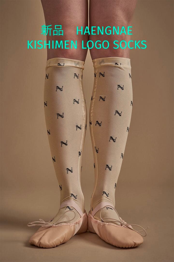 新品　ヘンネ　HAENGNAE キシメン　ロゴ　ソックス　KISHIMEN