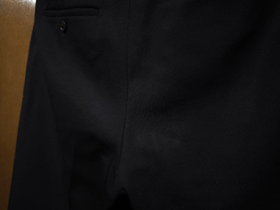 MARKAWARE ウールサバイバルクロス　ペグトップパンツ　ブラック　2