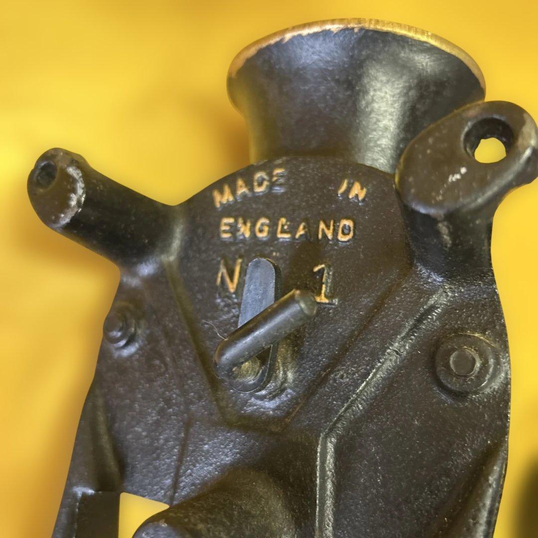 英国SPONG社　コーヒーミル　ヴィンテージ　美品