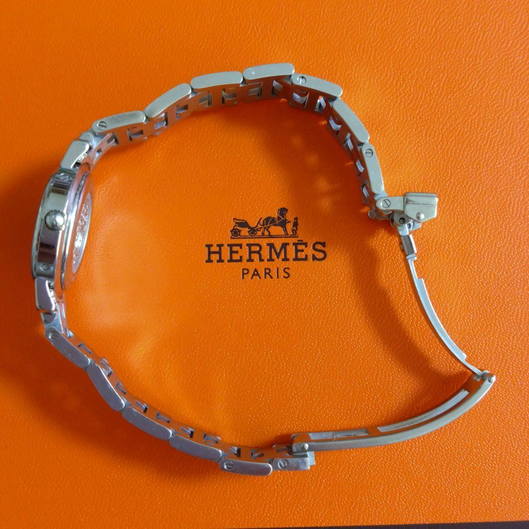 エルメス　クリッパーCL4.210　グレー　レディース腕時計