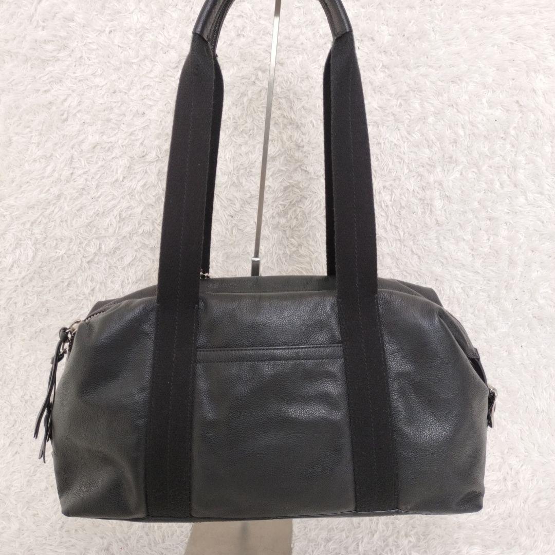⭐極美品⭐COACH　トンプソン　レザー ブラック ボストンバッグ　70491