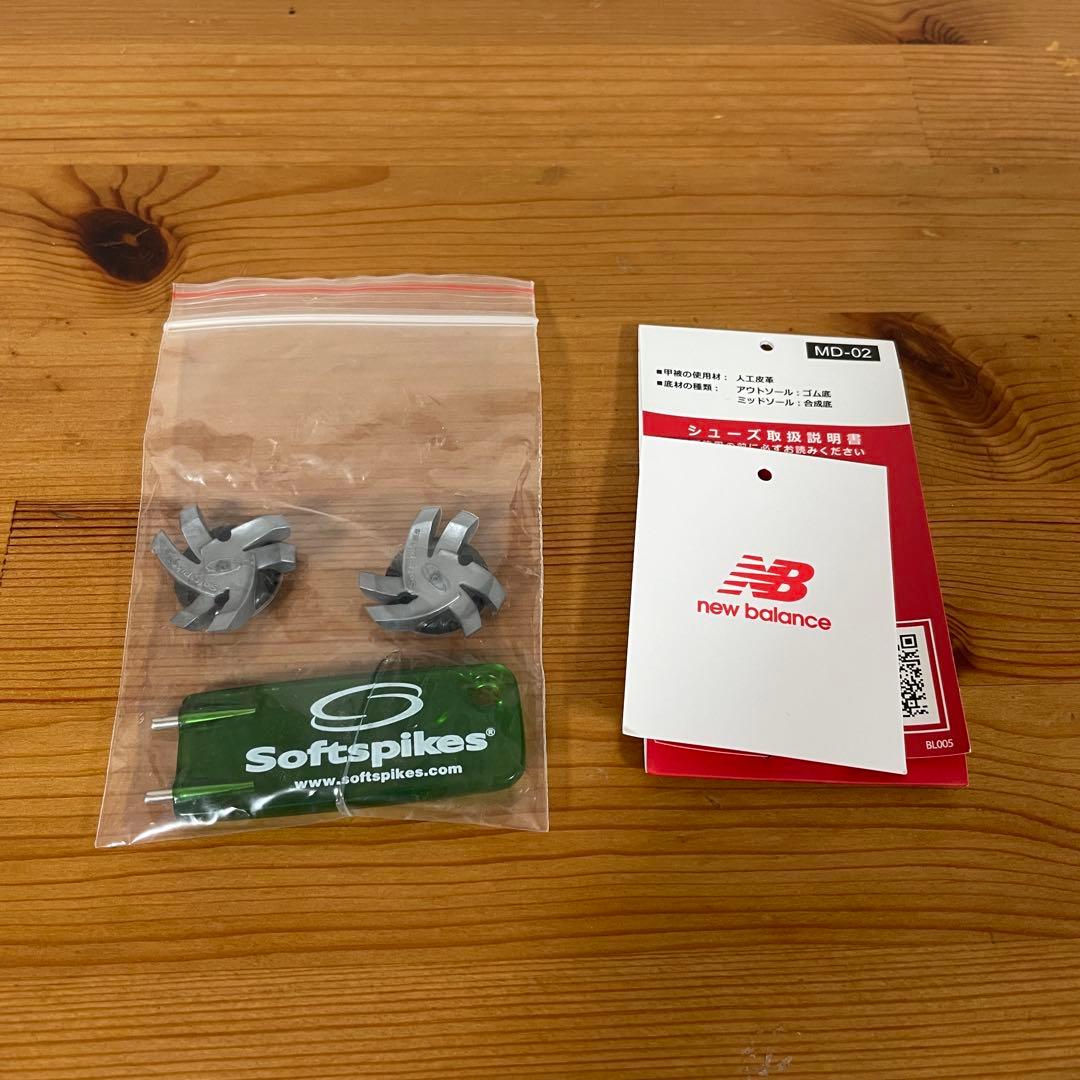 New Balance 26.5 ゴルフシューズ ホワイト