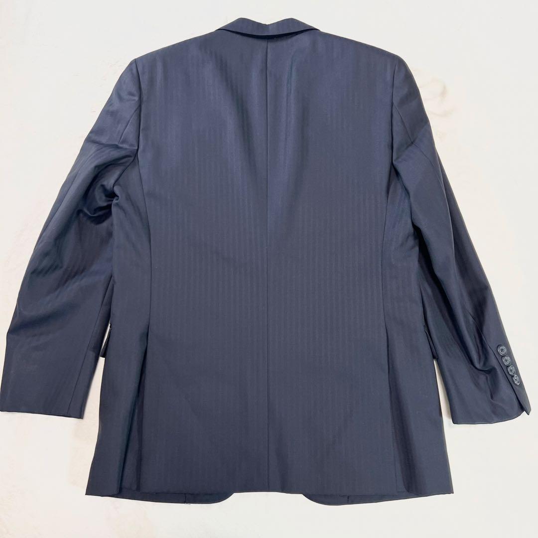 【極美品】ブルックスブラザーズ カノニコ ストライプスーツ ネイビー 32W