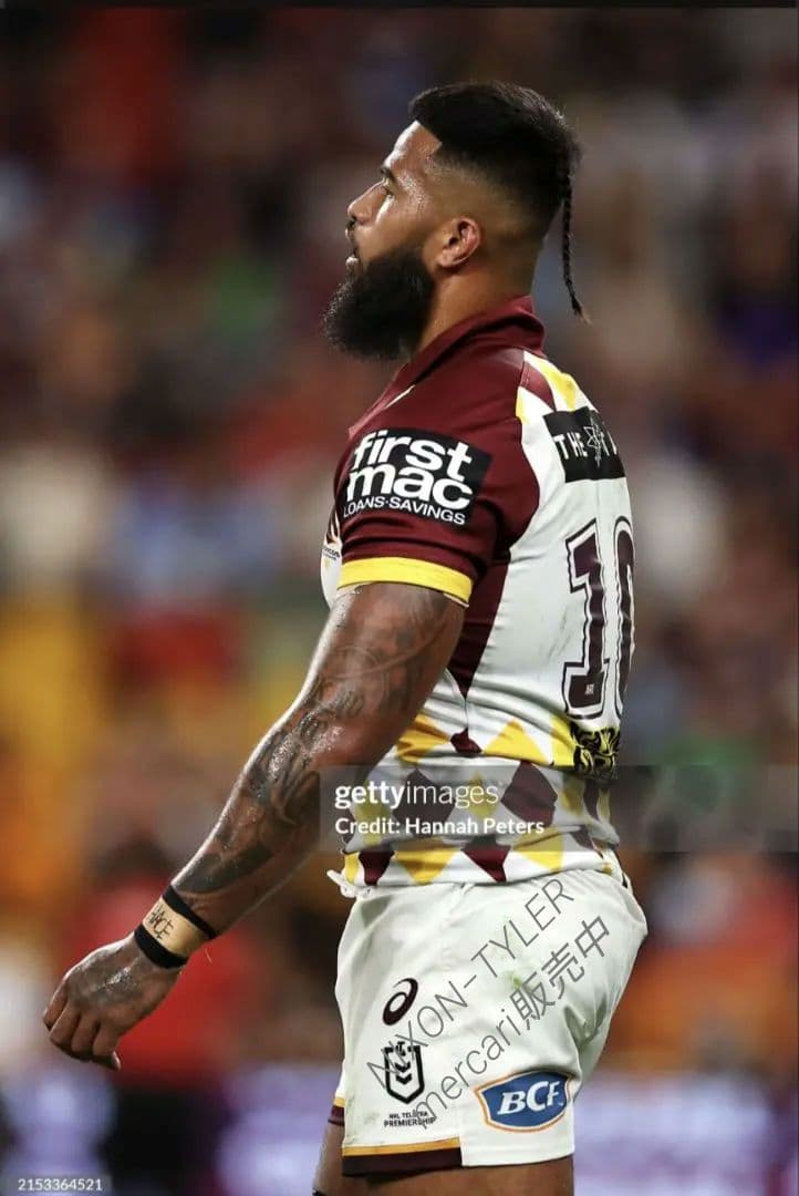 【海外Ｍサイズ】NRL ブリスベン・ブロンコス 2024 ヘリテージジャージ