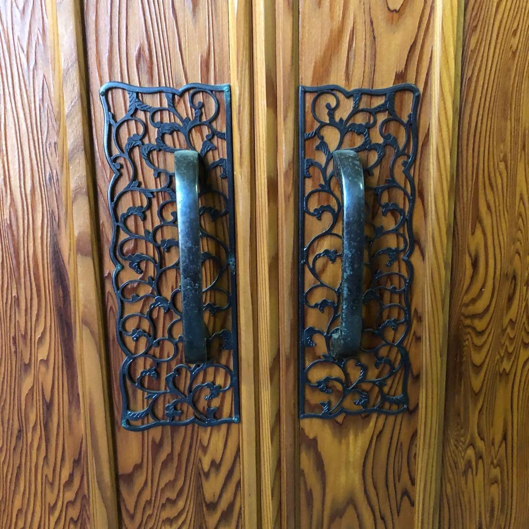 最高級 屋久杉天然杢突板の着物タンス 引出し25杯 木目の美しい屋久杉製