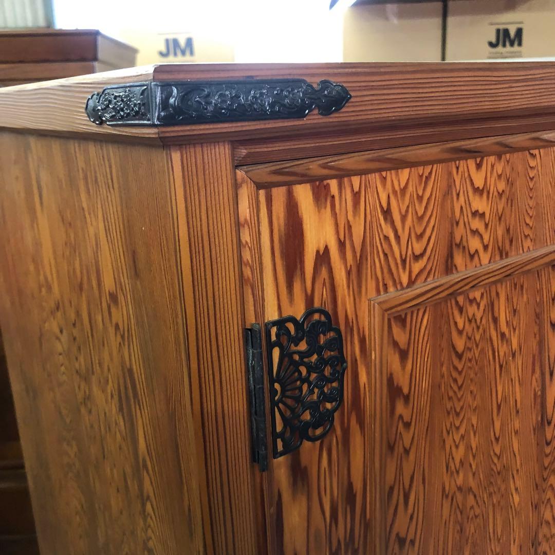 最高級 屋久杉天然杢突板の着物タンス 引出し25杯 木目の美しい屋久杉製