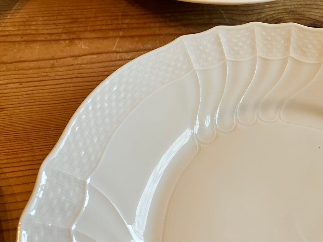 ジノリベッキオホワイト　20デザートプレート×6