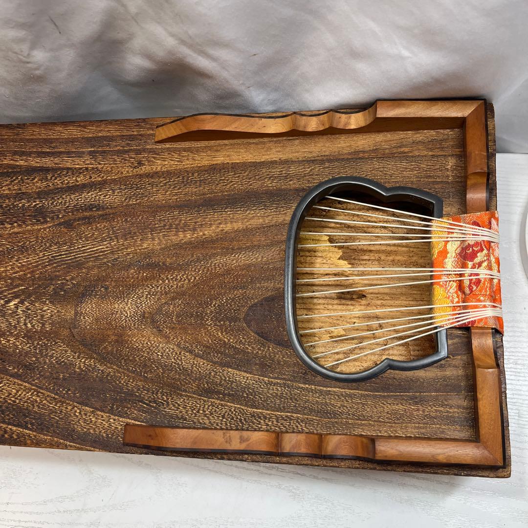 琴 13弦 すだれ彫り 全長178cm