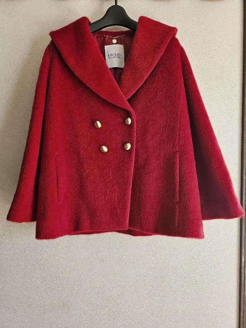 ☆美品【LOULOU WILLOUGHBY】キッドモヘヤシャギーコート