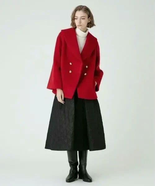 ☆美品【LOULOU WILLOUGHBY】キッドモヘヤシャギーコート