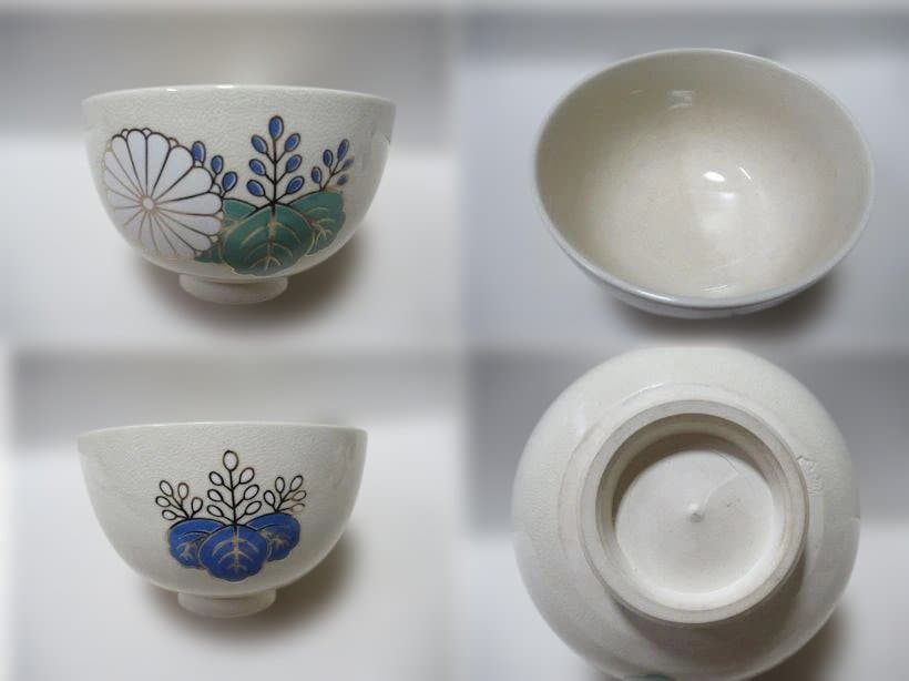 茶道具　桑製茶箱　中の道具揃い