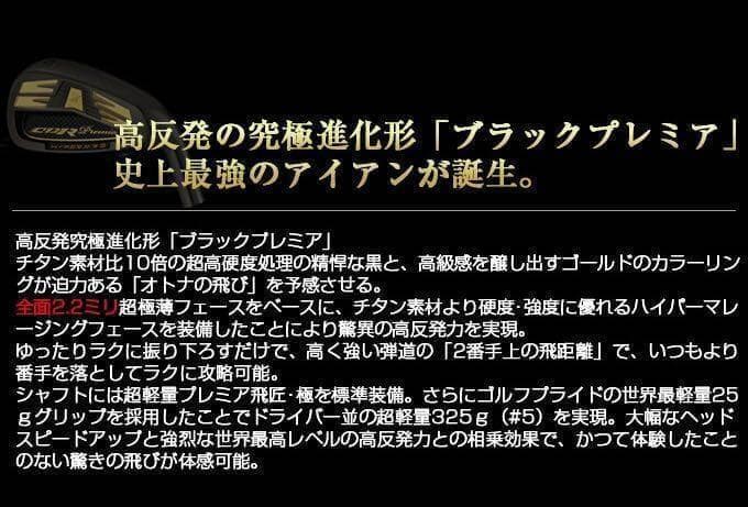 【新品6個】2番手飛ぶ高反発☆ ワークスゴルフ CBR アイアン カスタムヘッド