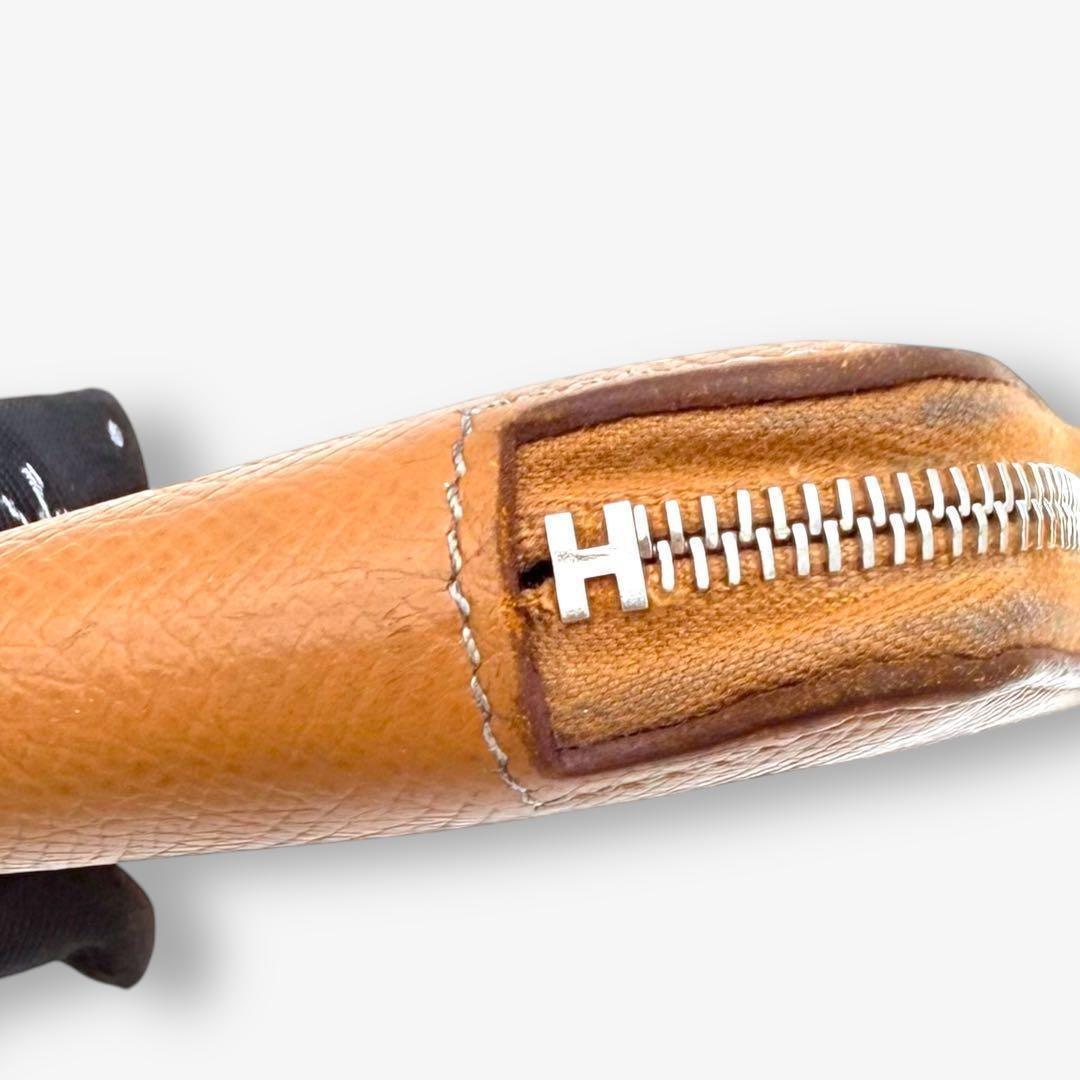 【美品】エルメス HERMES 長財布　アザップシルクイン エプソン　ゴールド