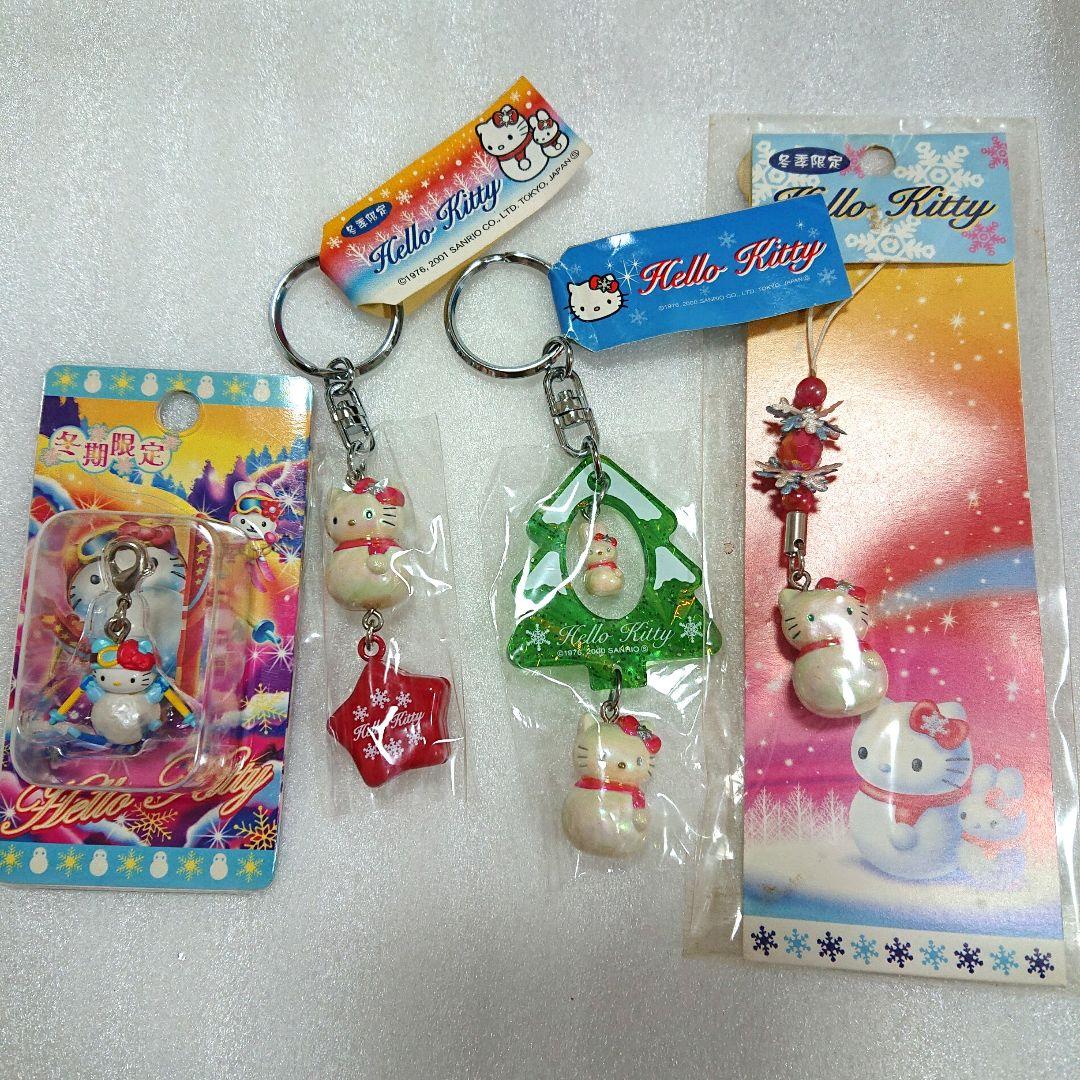 新品 ご当地キティ 雪だるま クリスマス キーホルダー ストラップ