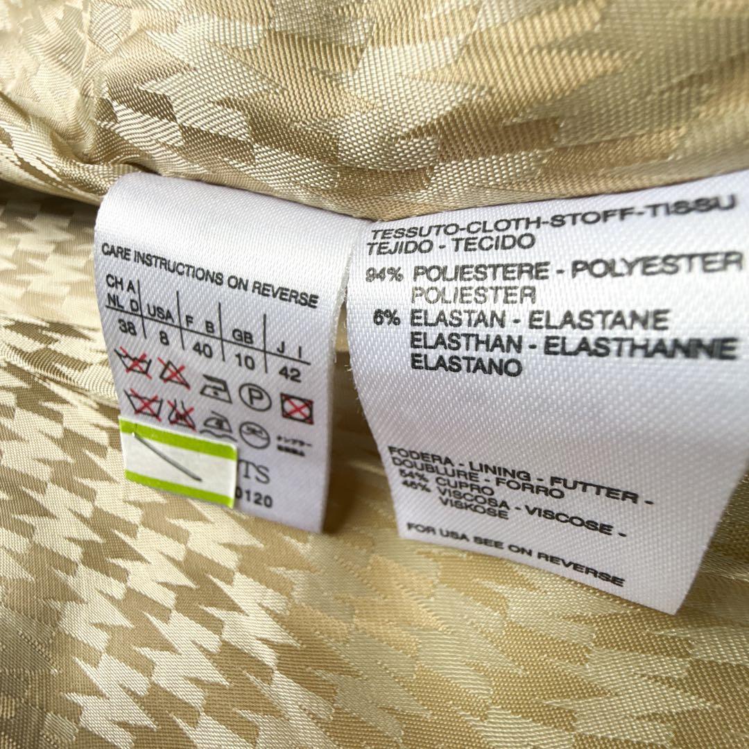 極美品 MaxMara トレンチコート ベルト ベージュ系 表地ストレッチ XL