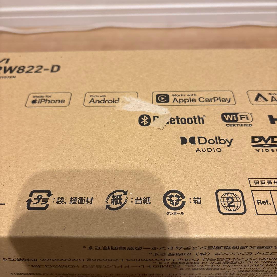 Pioneer AVIC-RW822-D カーナビ　未使用品
