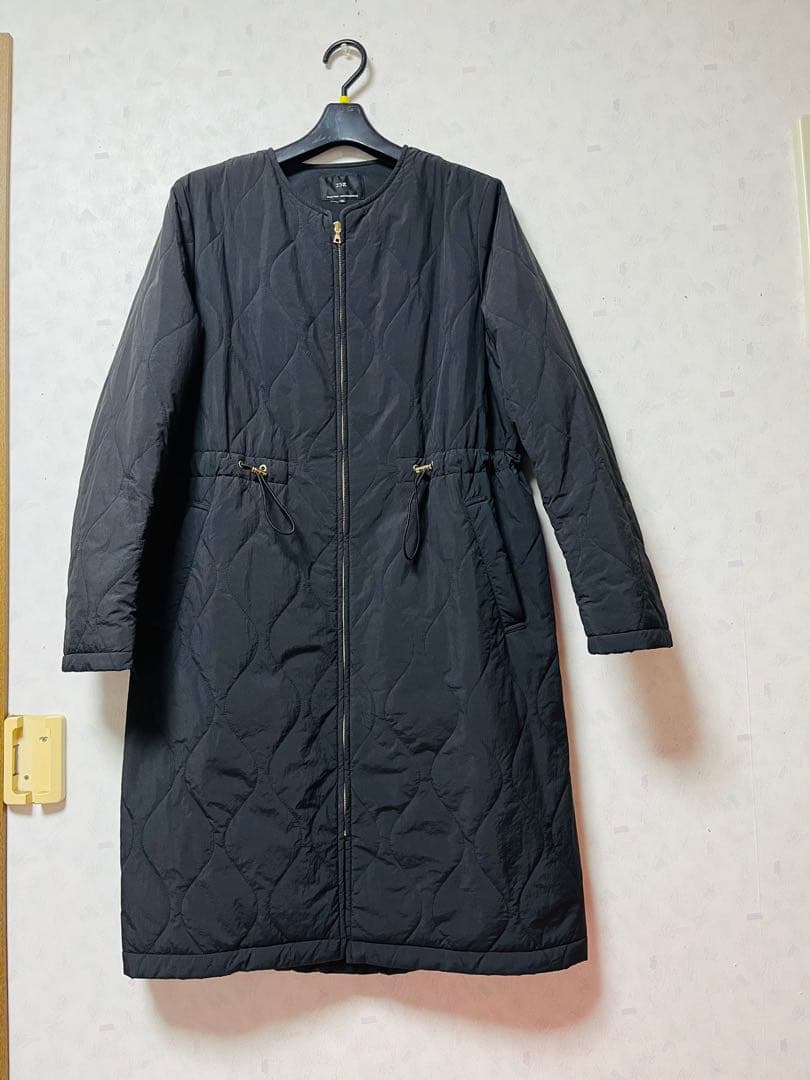 中綿ロングパディングアウター＊黒38サイズ