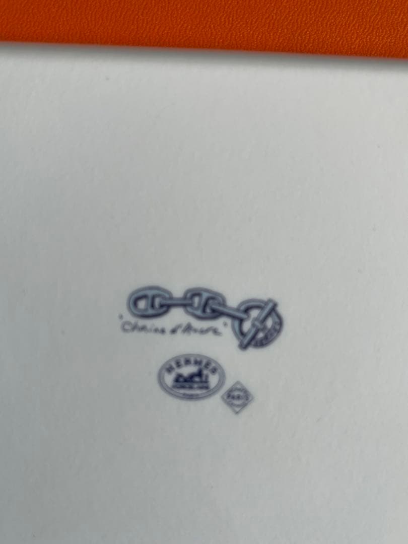 未使用　エルメス　シェーヌダンクルスクエアプレート皿