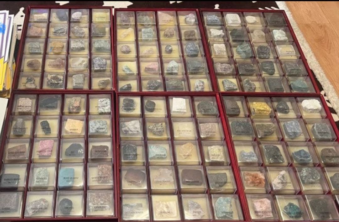 ディアゴスティーニ世界の鉱物シリーズ　120個コンプリート全解説本付き