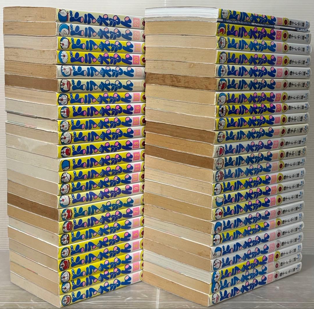 【I435m】《ヤケシミあり》 ドラえもん 全45巻完結全巻セット+第0巻等2冊