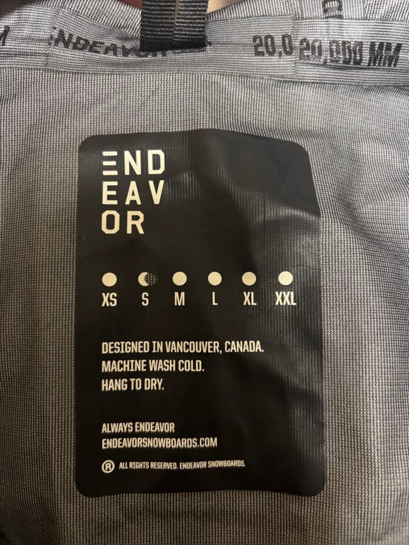 ENDEAVOR カモフラージュ スノーボードウェア Sサイズ