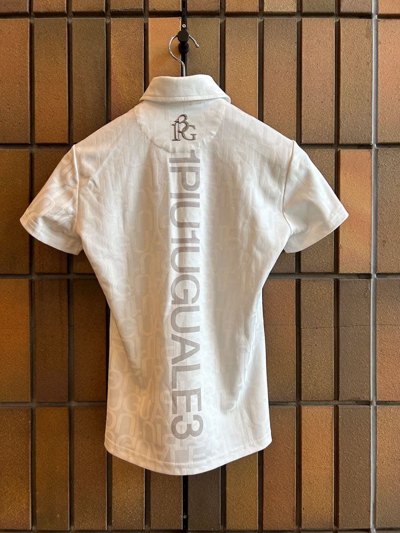 1PIU1UGUALE3 GOLF レディース ポロ新品未使用 S 1 白 半袖